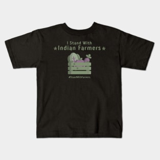 Stand With Indian Farmers Tees Kids T-Shirt